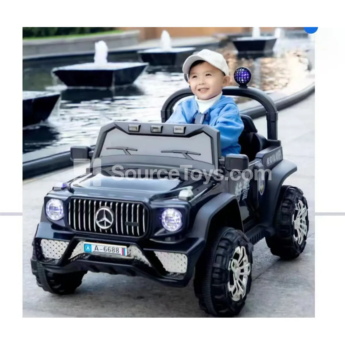 Electric Remote Control Double-Door Dual-Drive Off-road Ride-on Car