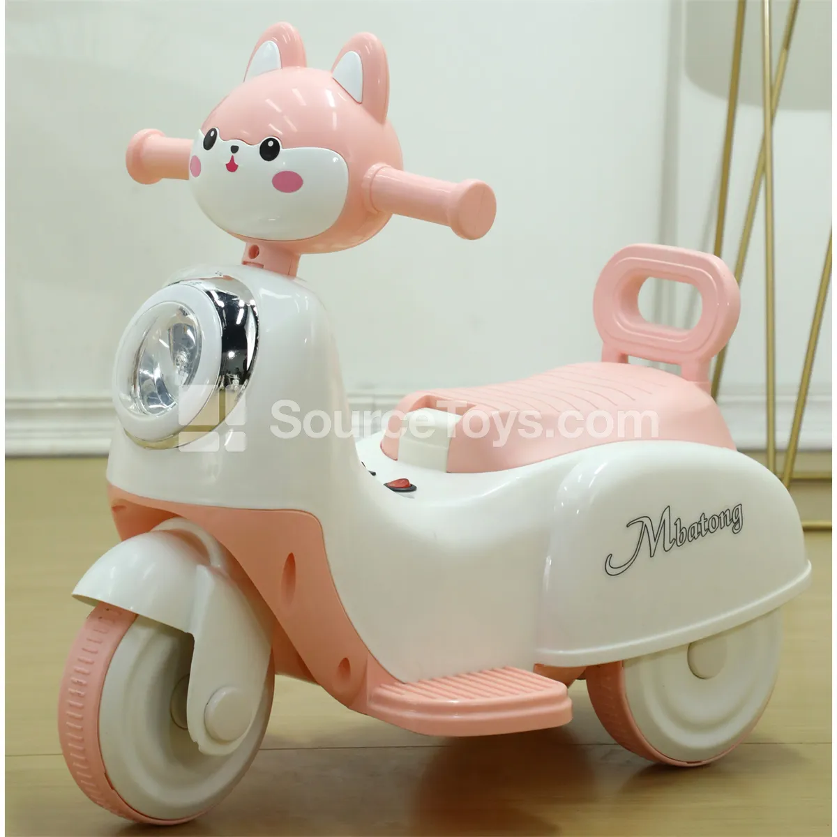 Electric Tricycle Ride-On (Princess Pink, Mint Green, Mickey Camel)