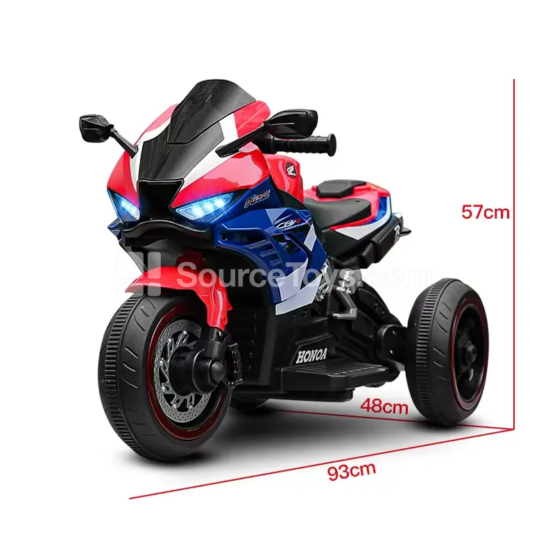 Electric Ride-On Tricycle (Red, White) Electric Ride-On Tricycle (Red, White)