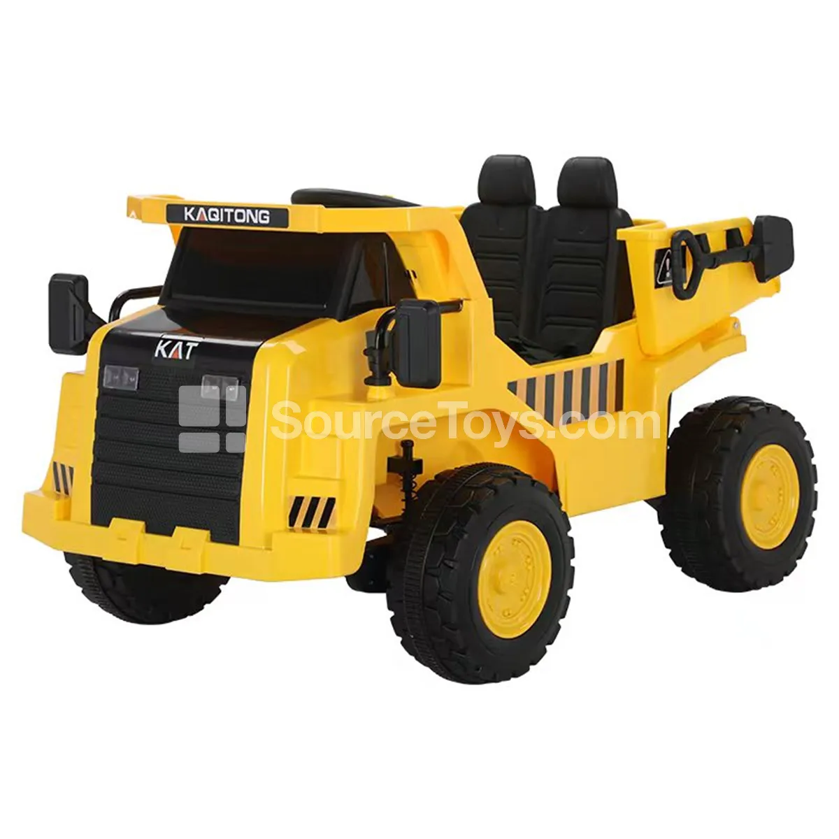 Electric RC Dual-Drive Engineering Dump Truck (Lemon Yellow*Flame Red*Sky Blue)
