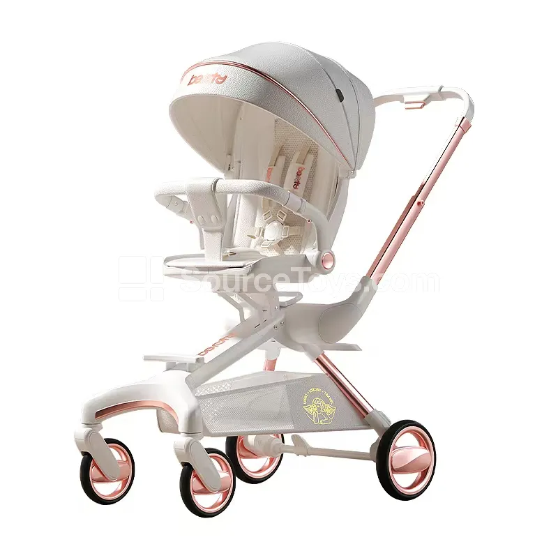 Space Capsule A8 Double Push Rod Stroller (White-Gold, Champagne Gold, Su Gu Green, Black-Gold) Space Capsule A8 Double Push Rod Stroller (White-Gold, Champagne Gold, Su Gu Green, Black-Gold)