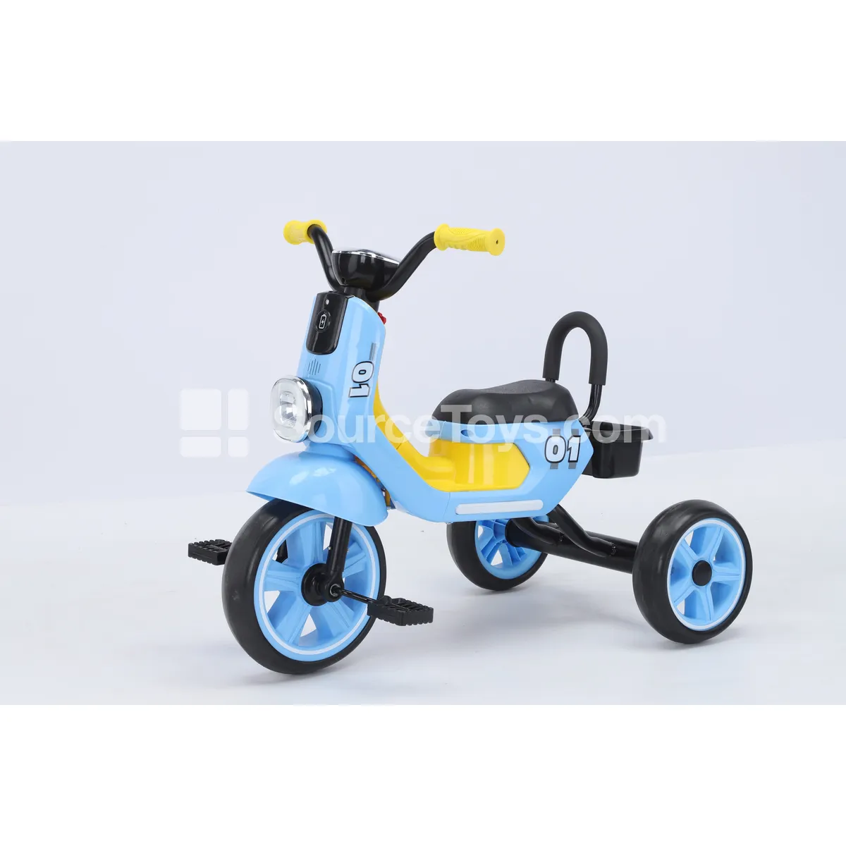 Music & Light Tricycle (Red, Blue, White Assorted) Music & Light Tricycle (Red, Blue, White Assorted)
