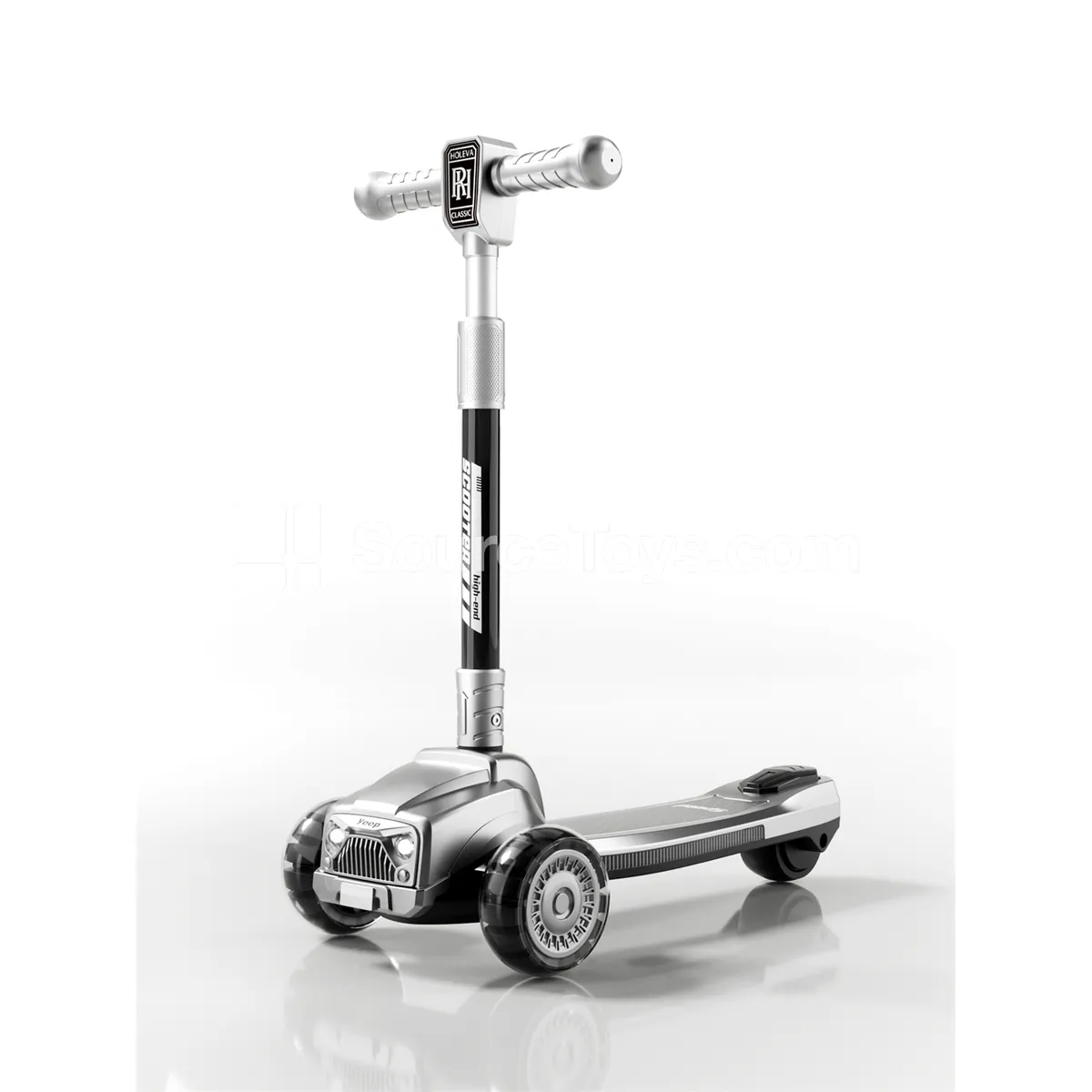 Foldable Ride-On Scooter with Car Design Foldable Ride-On Scooter with Car Design