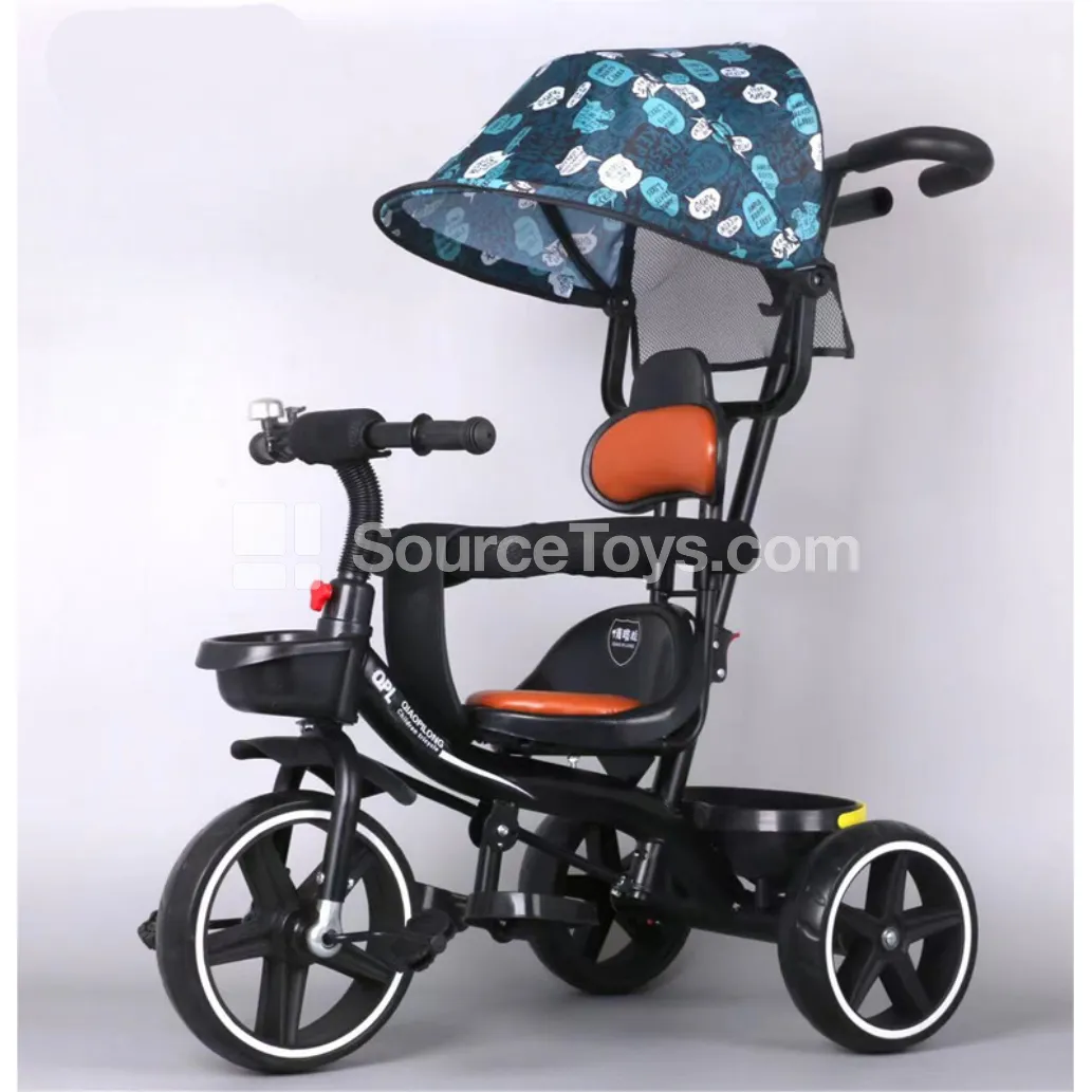 Tricycle with Push Handle and Canopy Tricycle with Push Handle and Canopy