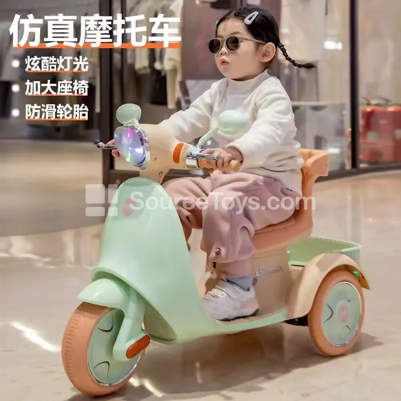 Electric Three-Wheeled Ride-On Motorcycle Electric Three-Wheeled Ride-On Motorcycle
