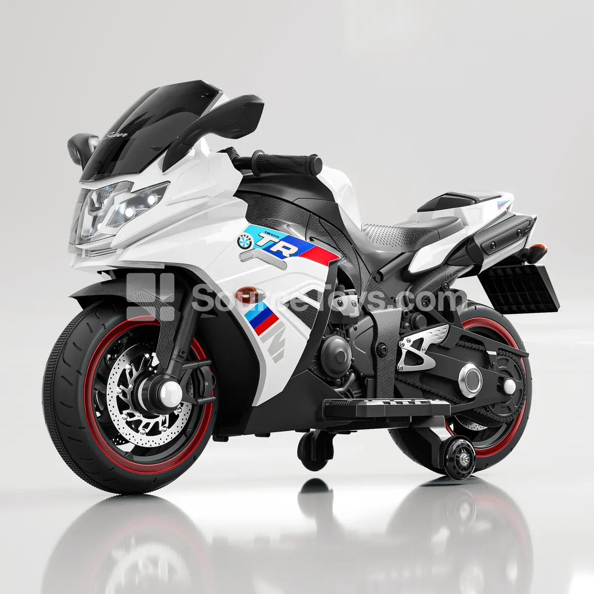 Electric Two-Wheel Scooter Ride-On (Red, Gray, White, Black) Electric Two-Wheel Scooter Ride-On (Red, Gray, White, Black)