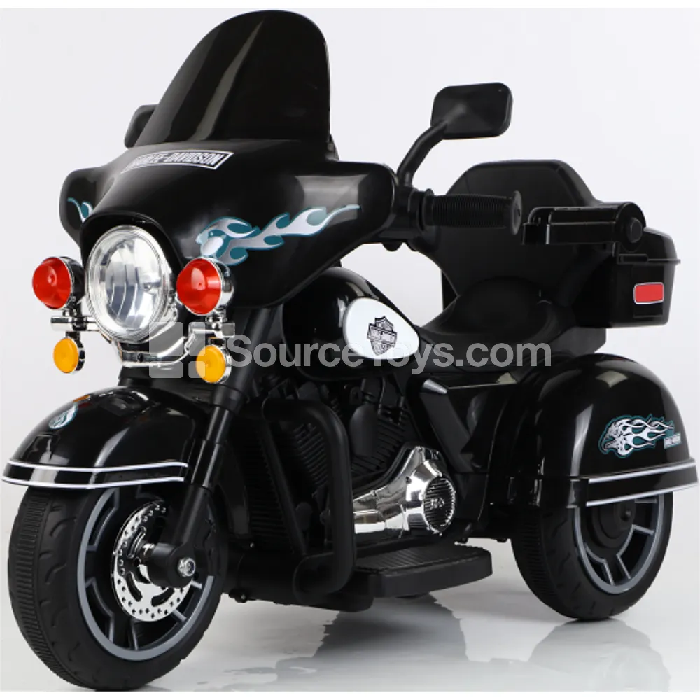 Electric Single-Drive Three-Wheel Ride-On Motorcycle (Blue, Black, Red) Electric Single-Drive Three-Wheel Ride-On Motorcycle (Blue, Black, Red)
