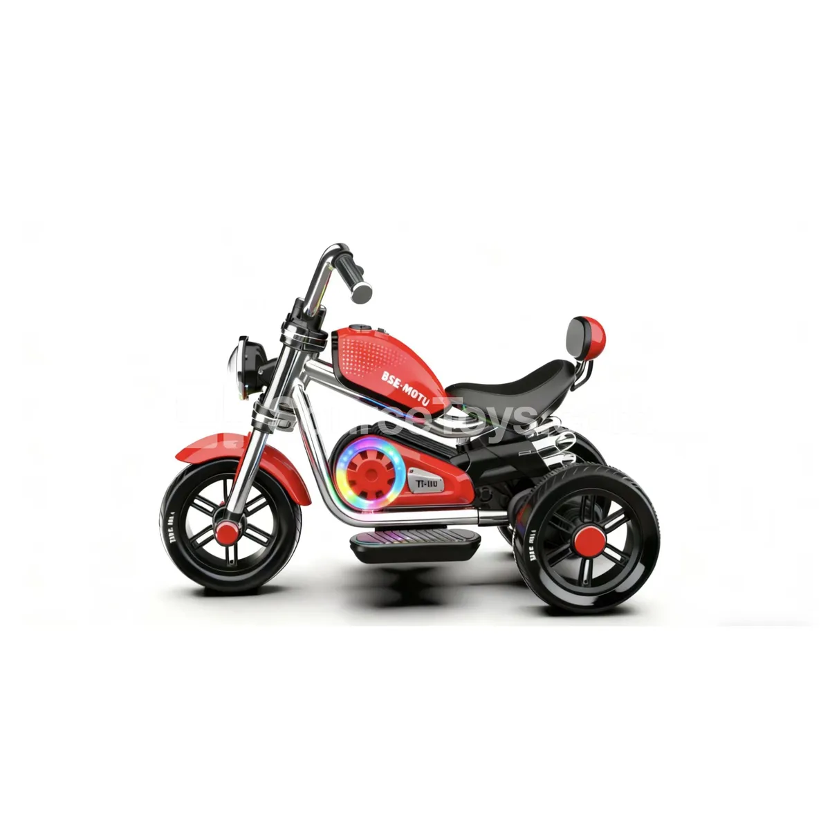 Electric 3-Wheel Ride-On Motorcycle Red Electric 3-Wheel Ride-On Motorcycle Red