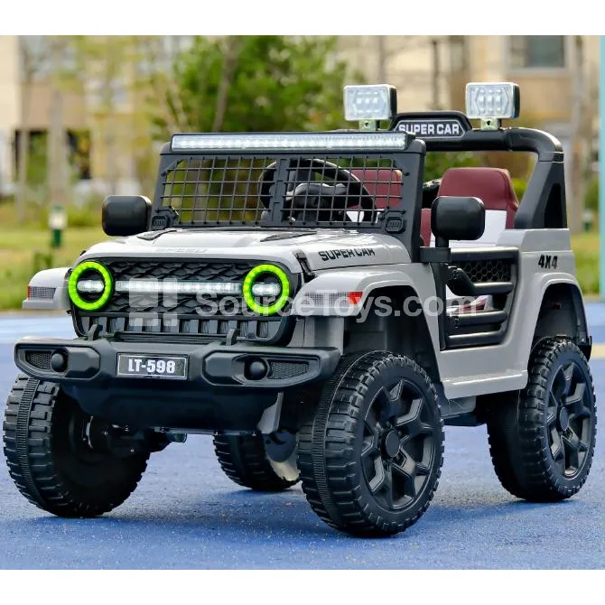 Electric Remote Control Dual-Drive Off-Road Ride-On (Gray, White, Red, Green) Electric Remote Control Dual-Drive Off-Road Ride-On (Gray, White, Red, Green)