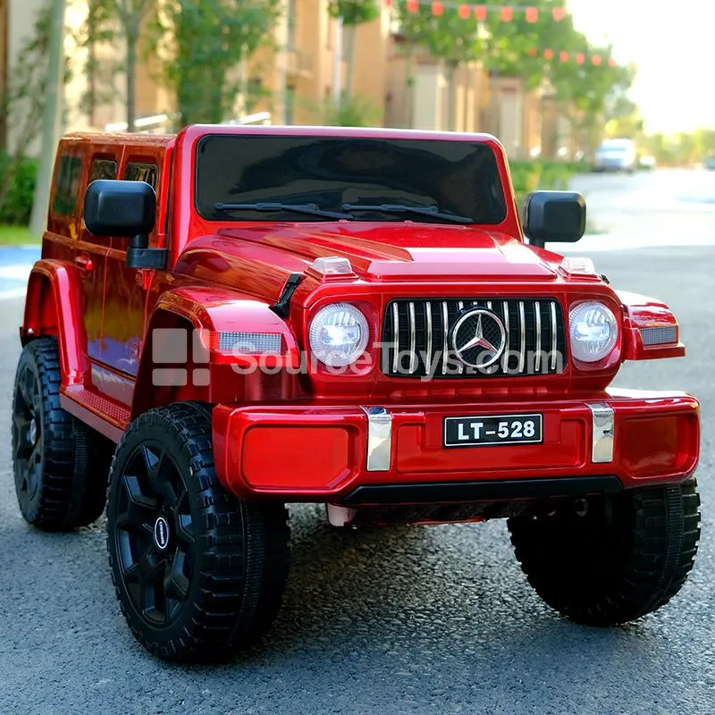 Electric Double-Drive Off-Road Ride-On Car (Red, White) Electric Double-Drive Off-Road Ride-On Car (Red, White)