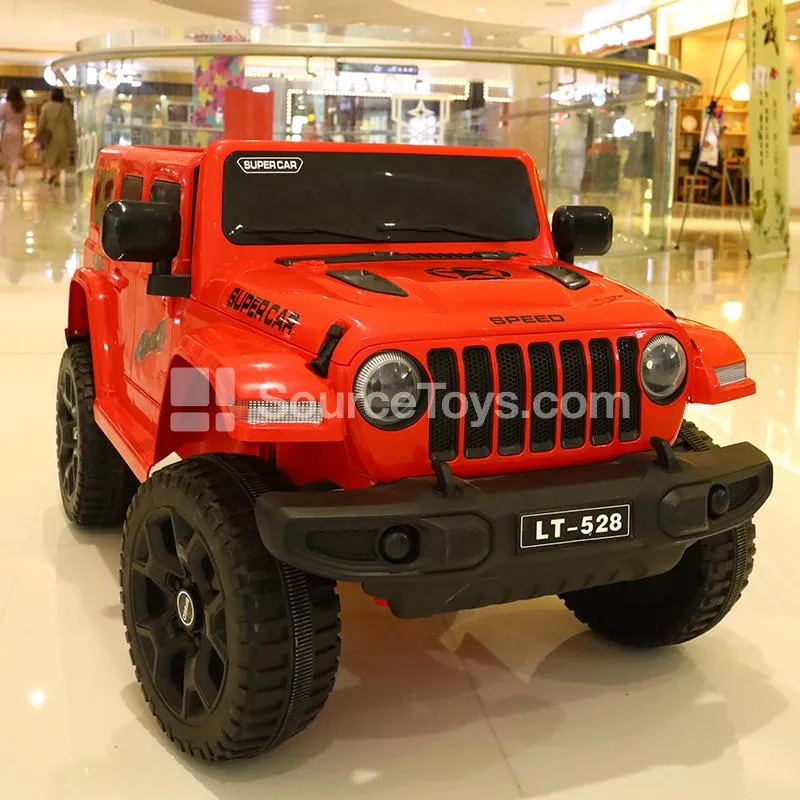 Electric Dual-Drive Off-Road Ride-On (Red, White) Electric Dual-Drive Off-Road Ride-On (Red, White)