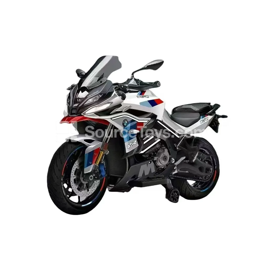 Electric Ride-On Motorcycle (White, Red, Blue, Pink) Electric Ride-On Motorcycle (White, Red, Blue, Pink)