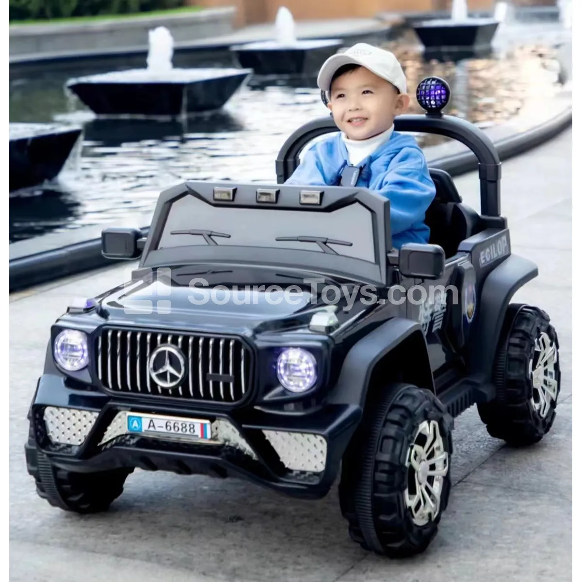 Electric Double-Door Off-Road Ride-On with Remote Control (Red/White/Black/Gray) Electric Double-Door Off-Road Ride-On with Remote Control (Red/White/Black/Gray)