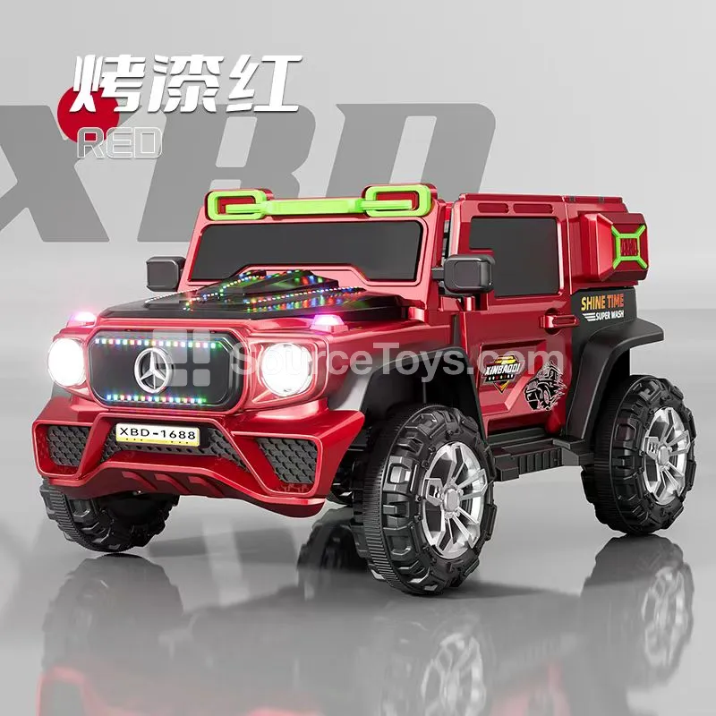 Electric Double-Door Off-Road Ride-On with Remote (Red/White/Black/Gray) Electric Double-Door Off-Road Ride-On with Remote (Red/White/Black/Gray)