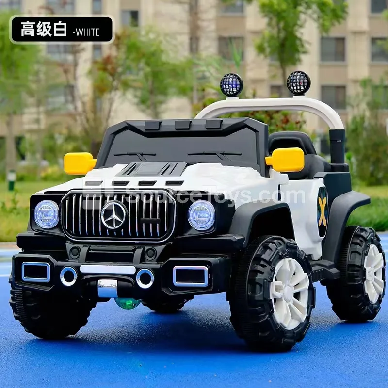 Electric Double-Door Off-Road Ride-On with Remote Control (Pink/Ivory/Gray) Electric Double-Door Off-Road Ride-On with Remote Control (Pink/Ivory/Gray)