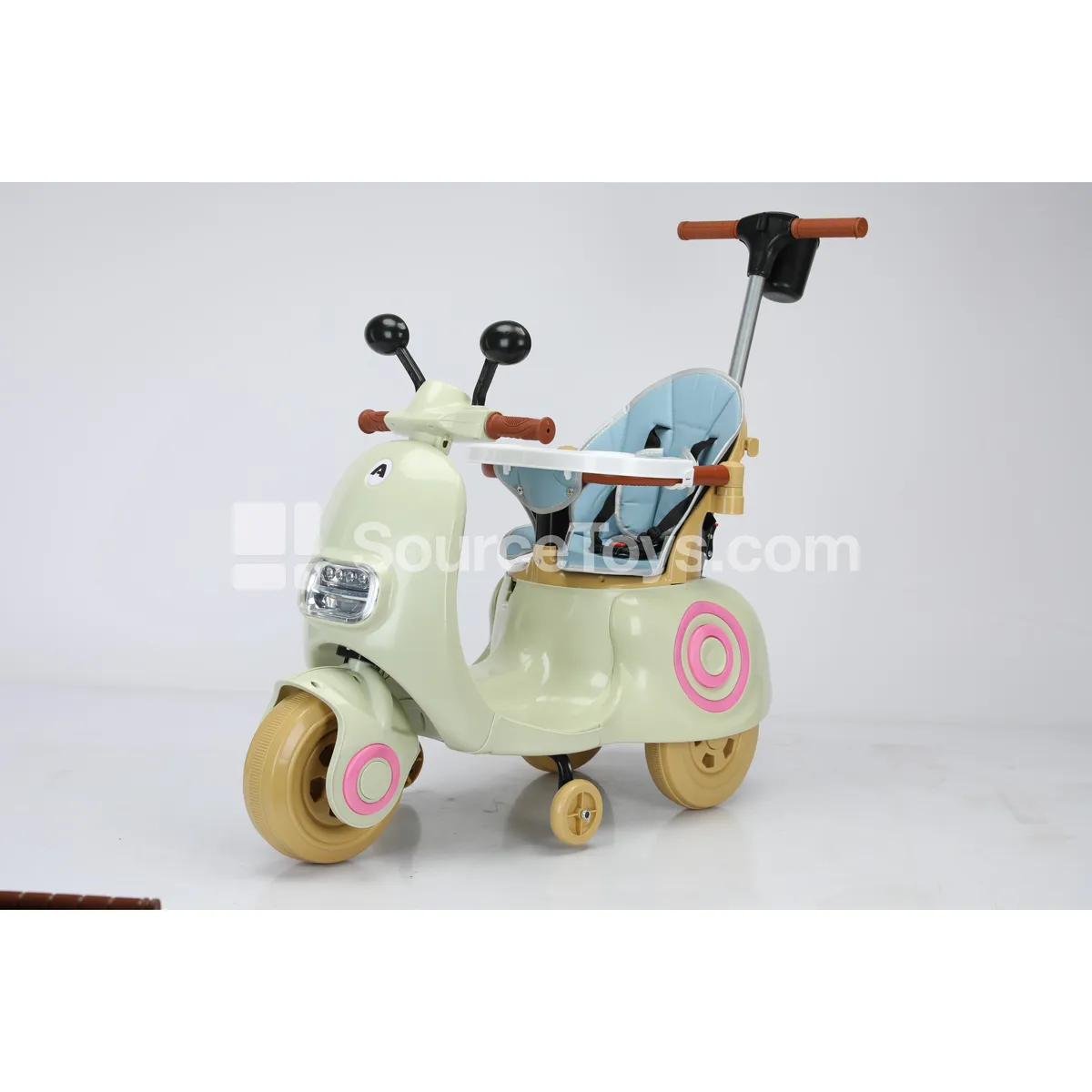 Electric Ride-On Tricycle Motorcycle (Pink, Green) Electric Ride-On Tricycle Motorcycle (Pink, Green)