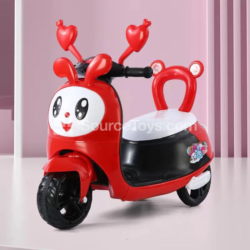 Electric Tricycle Motorcycle with Lights & Music (Red) Electric Tricycle Motorcycle with Lights & Music (Red)