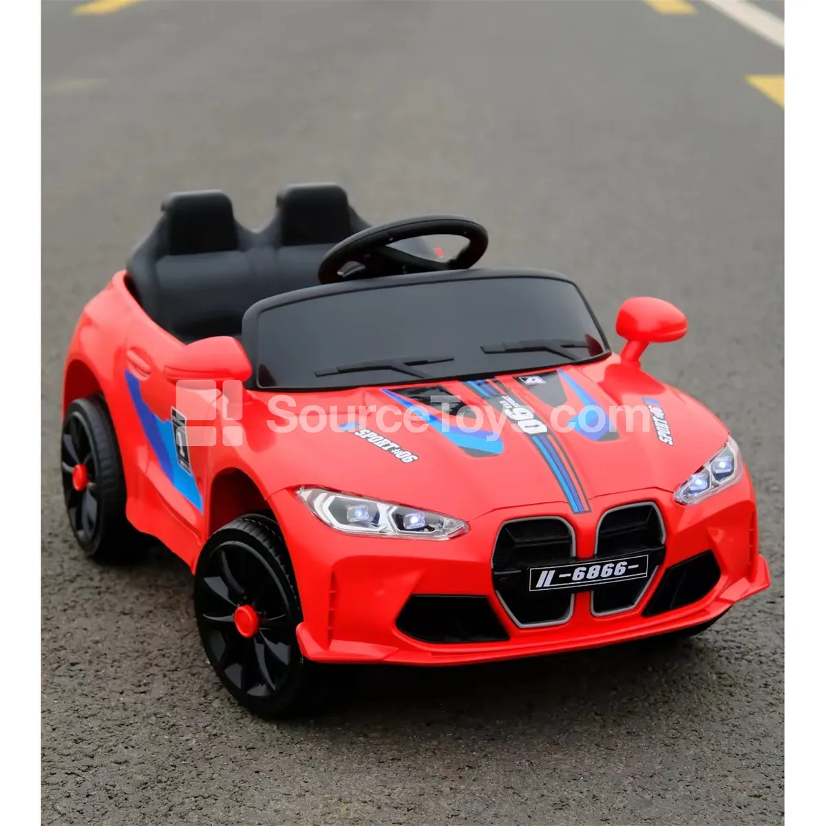 Electric Remote Control Convertible Ride-On Car (Red, Pink, White) Electric Remote Control Convertible Ride-On Car (Red, Pink, White)