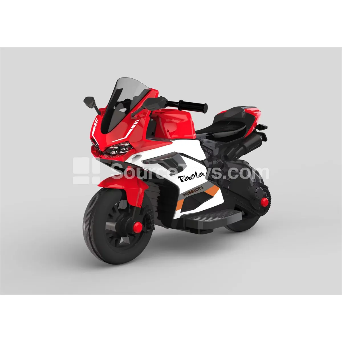Electric Remote Control Single-Drive Two-Wheel Motorcycle (Flame Red * Premium Gray * Lake Green)