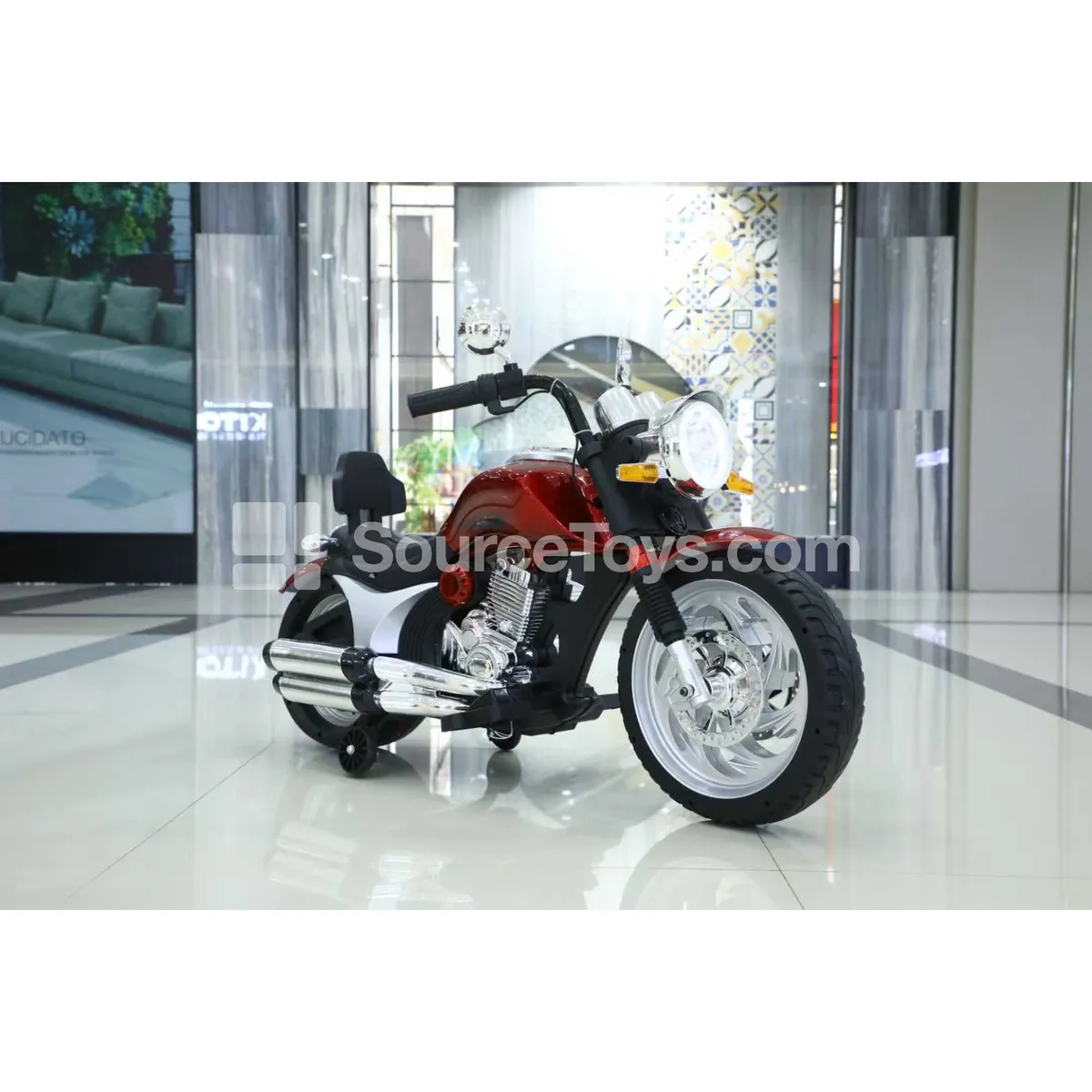 Electric Two-Wheel Motorcycle (White, Blue, Red) Electric Two-Wheel Motorcycle (White, Blue, Red)