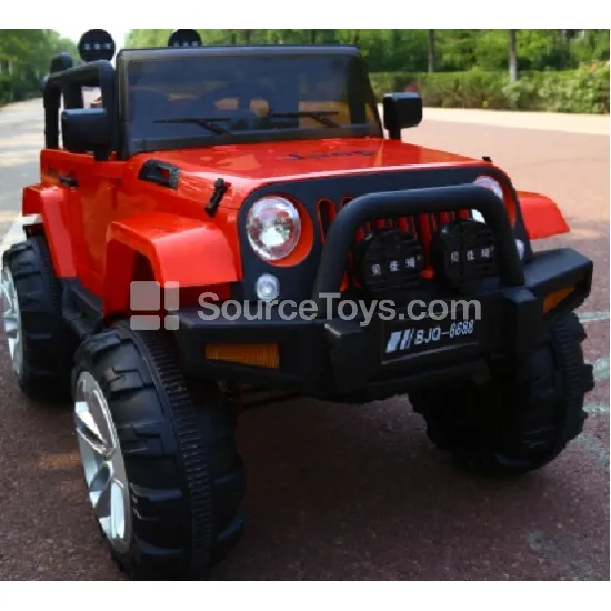 Jeep Off-Road Ride-On (Red, White, Army Green)