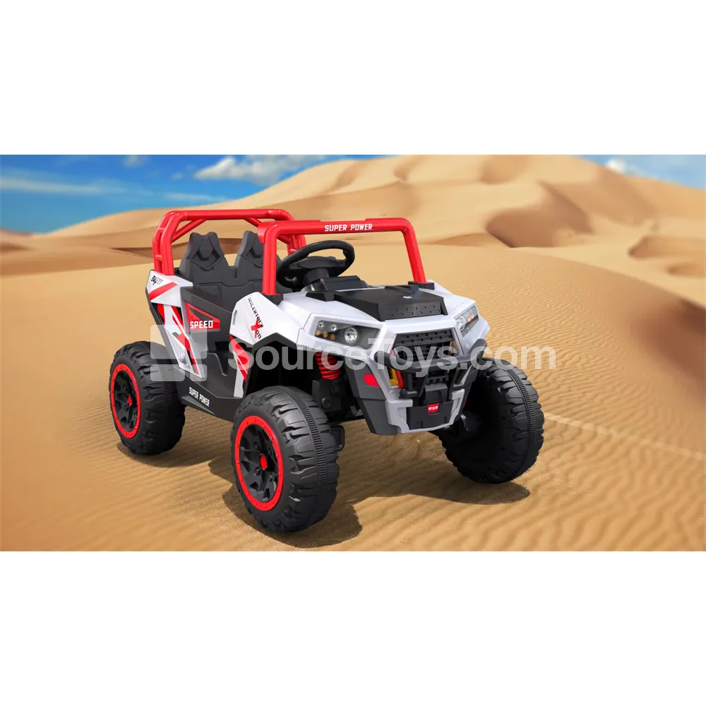 Electric Remote Control Off-Road Ride-On Car with Dual Drive and Double Doors Electric Remote Control Off-Road Ride-On Car with Dual Drive and Double Doors