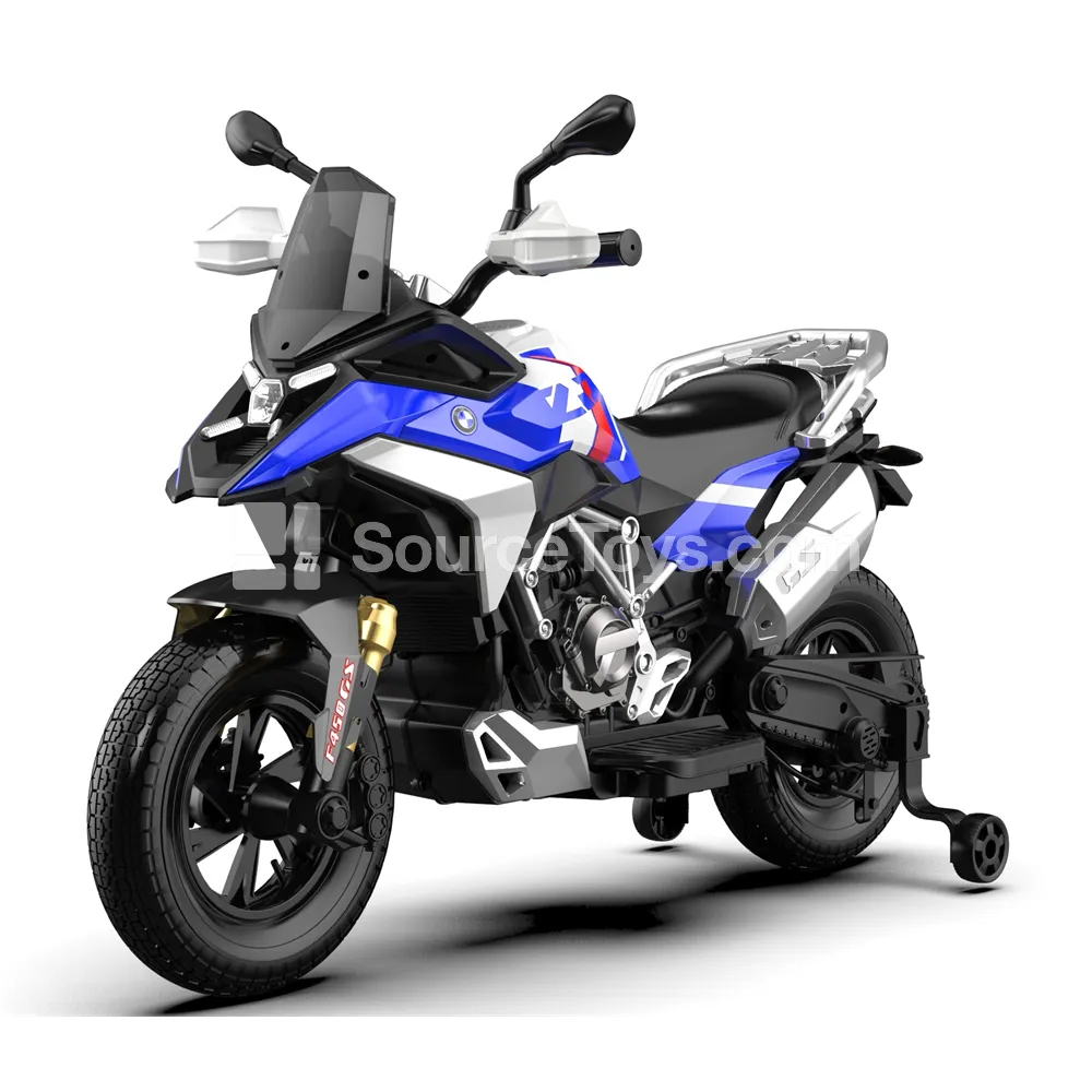 Electric Brushless Motor Two-Wheel Ride-On Motorcycle (Red, Blue, Black)