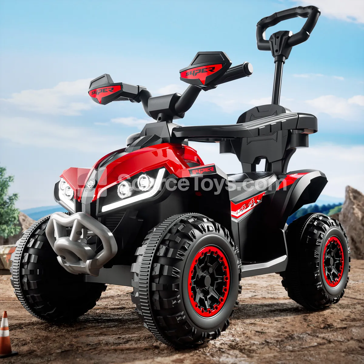 Push Handle Ride-on Beach Scooter Car Push Handle Ride-on Beach Scooter Car