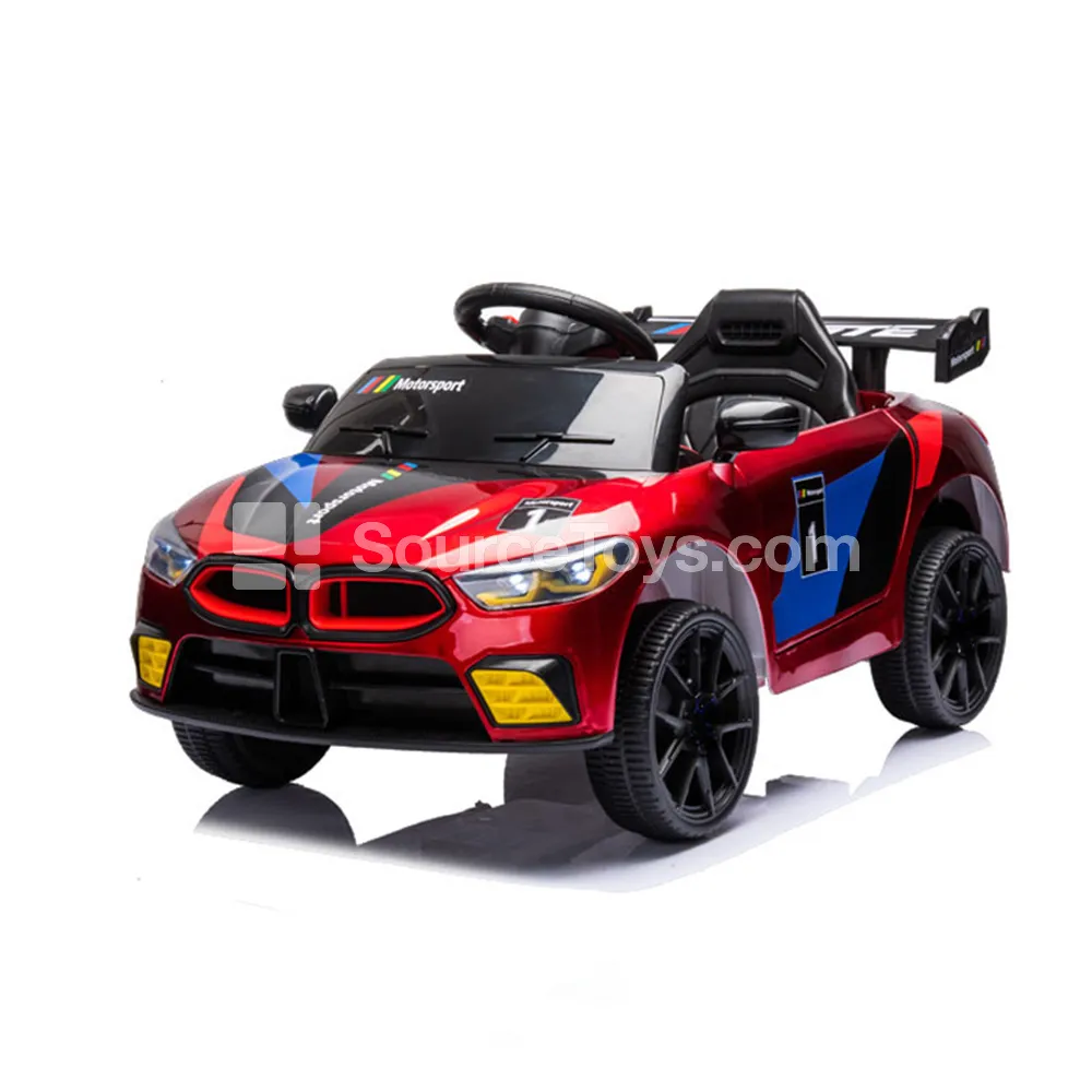 Electric Remote Control Convertible Ride-On with Dual Drive, Spoiler, and Scissor Doors (Red, White, Yellow, Green) Electric Remote Control Convertible Ride-On with Dual Drive, Spoiler, and Scissor Doors (Red, White, Yellow, Green)