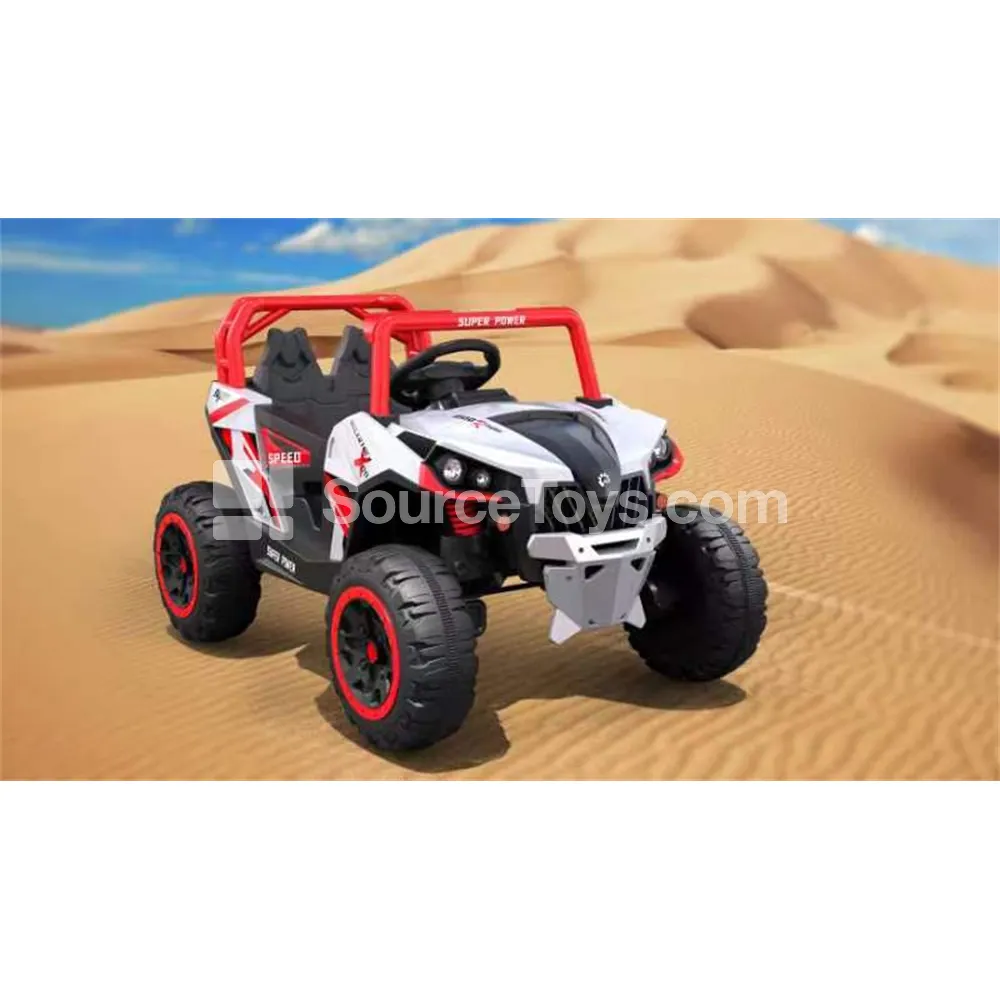 Electric Remote Control Off-Road Ride-On with Dual Drive and Double Doors