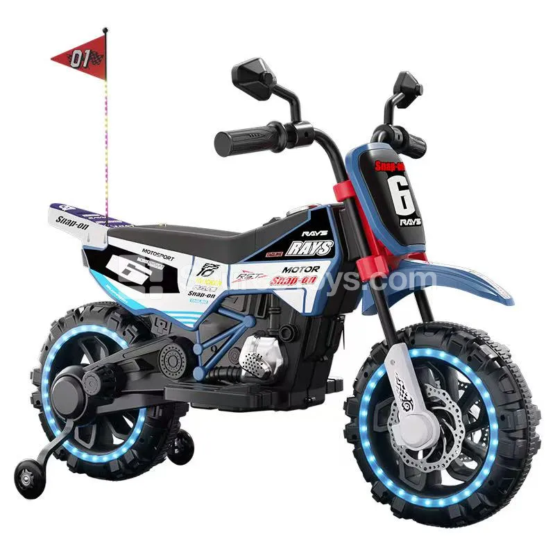 Electric Single-Drive Two-Wheel Motorcycle (Red, Green, Blue, Yellow, Pink) Electric Single-Drive Two-Wheel Motorcycle (Red, Green, Blue, Yellow, Pink)