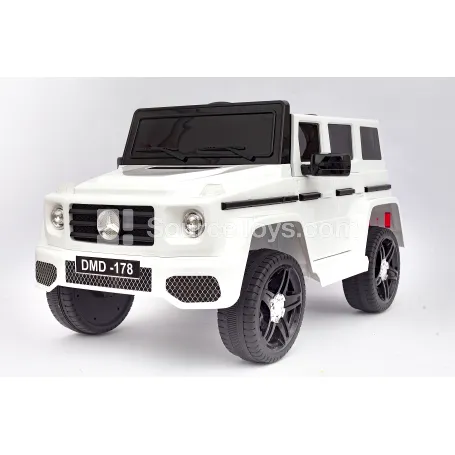 Electric Double-Drive Double-Door Off-Road Ride-On with Remote Control (White, Red)