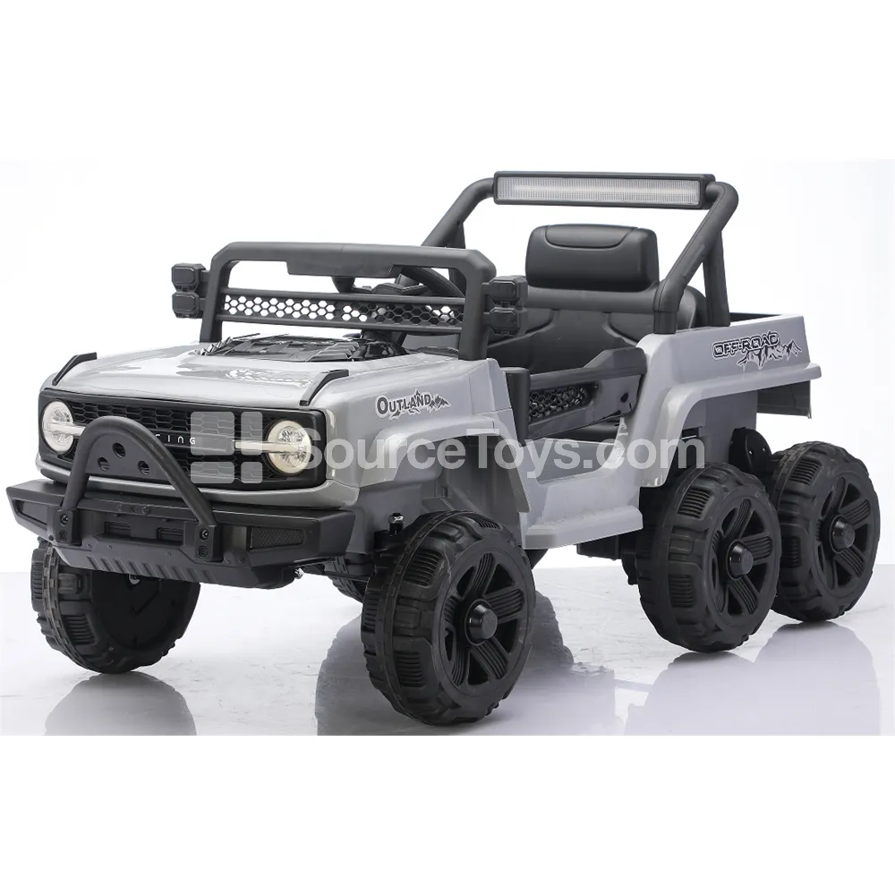 Electric Remote Control Ride-On Off-Road Car (Red, White, Gray) Electric Remote Control Ride-On Off-Road Car (Red, White, Gray)