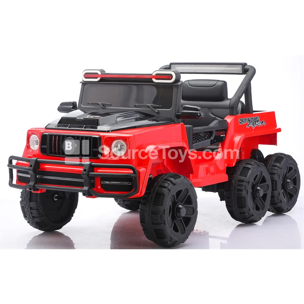 Electric Remote Control Ride-On Off-Road Car (Red, Black, Gray) Electric Remote Control Ride-On Off-Road Car (Red, Black, Gray)