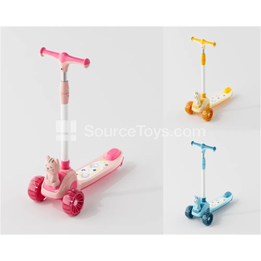 Cartoon Cat Scooter (Pink/Blue/Yellow) Cartoon Cat Scooter (Pink/Blue/Yellow)