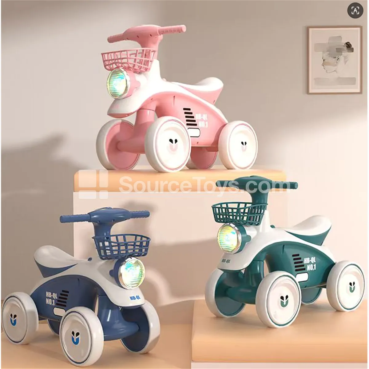 Scooter Pink/Green/Blue Scooter Pink/Green/Blue