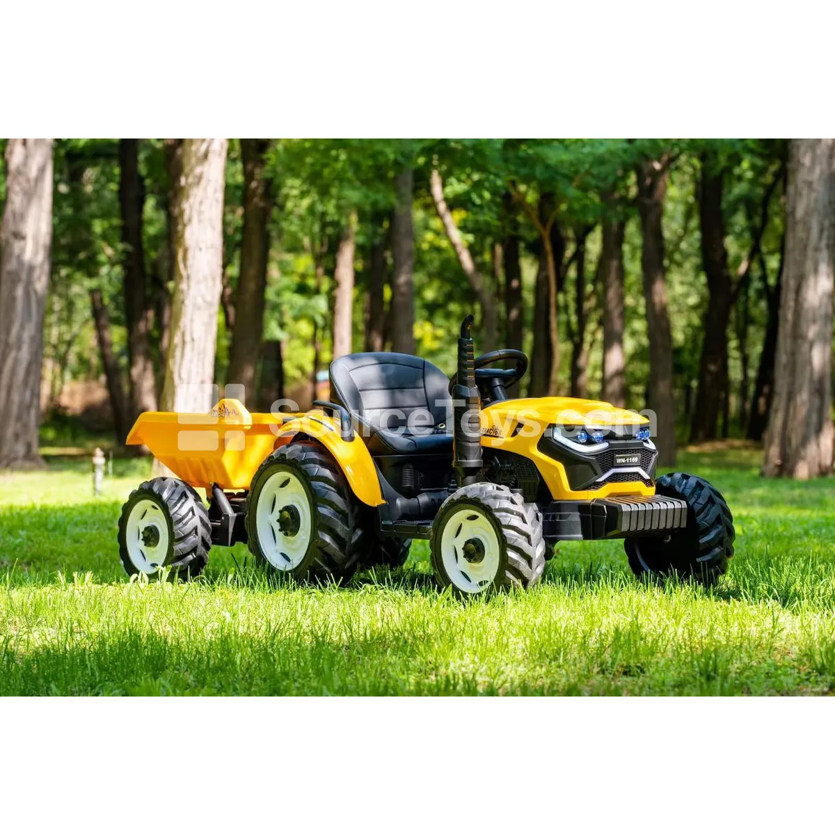 Electric Remote Control 6-Wheel Dual-Drive Tractor with Trailer Electric Remote Control 6-Wheel Dual-Drive Tractor with Trailer