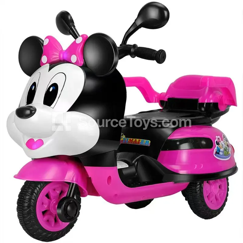 Cartoon Mouse Electric Tricycle Motorcycle (Pink, Blue) Cartoon Mouse Electric Tricycle Motorcycle (Pink, Blue)