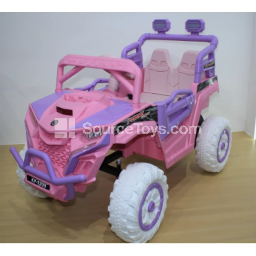 Pink-Purple Girl Off-Road Ride-On