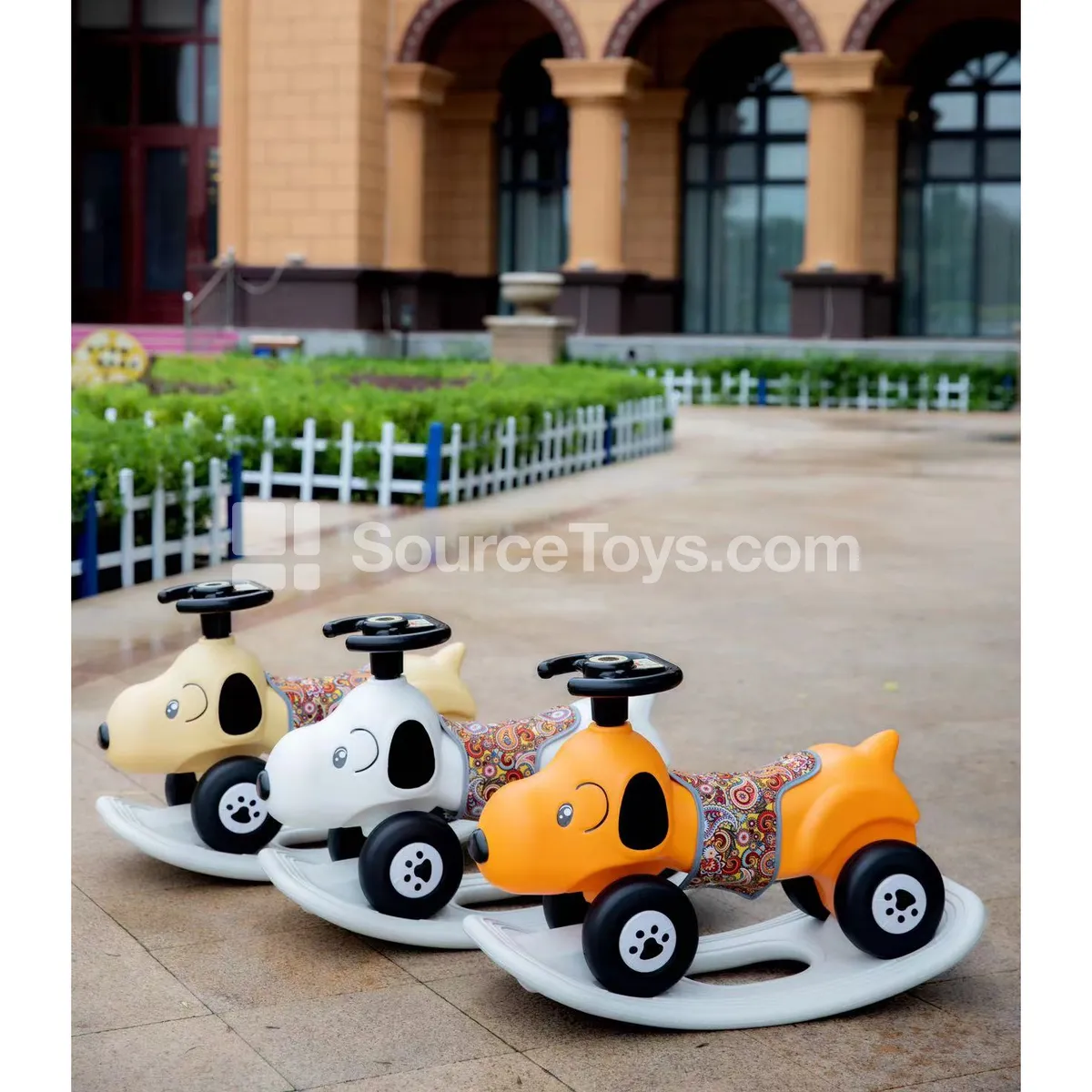 Cartoon Dog Ride-On with Rocking Board Cartoon Dog Ride-On with Rocking Board