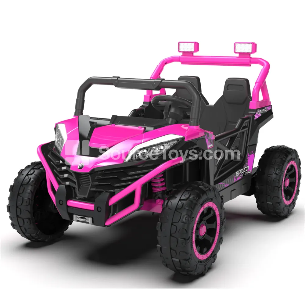 Off-Road Race Car Ride-On for Kids (Pink) Off-Road Race Car Ride-On for Kids (Pink)