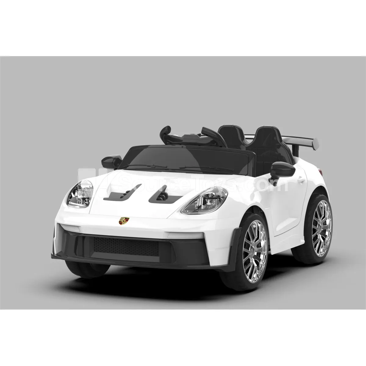 Electric Remote Control Convertible Sports Car Ride-On (Red/White/Gulf Blue/Rose Red)