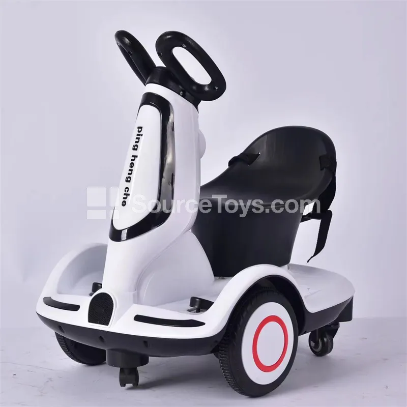Electric Balance Ride-On Toy (White, Red) Electric Balance Ride-On Toy (White, Red)