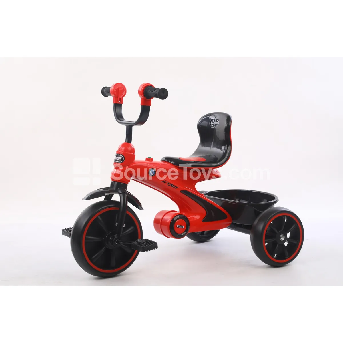 Musical Light Tricycle (Red, Blue, White)