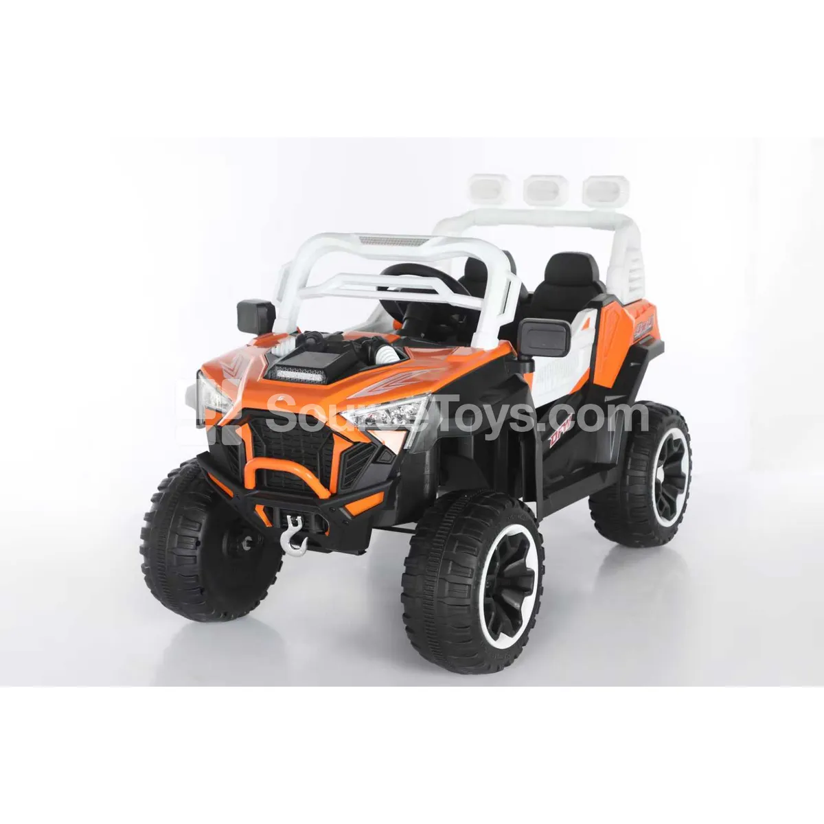 Electric Remote Control 4WD Off-Road Ride-On (White-Blue, White-Orange, Gray-Green)