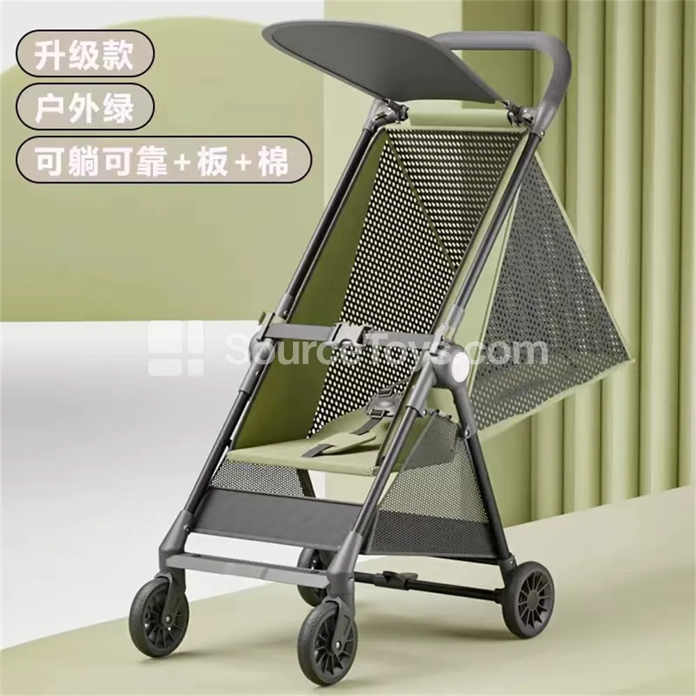 Baby Stroller with Canopy (Black, Khaki, Green) Baby Stroller with Canopy (Black, Khaki, Green)