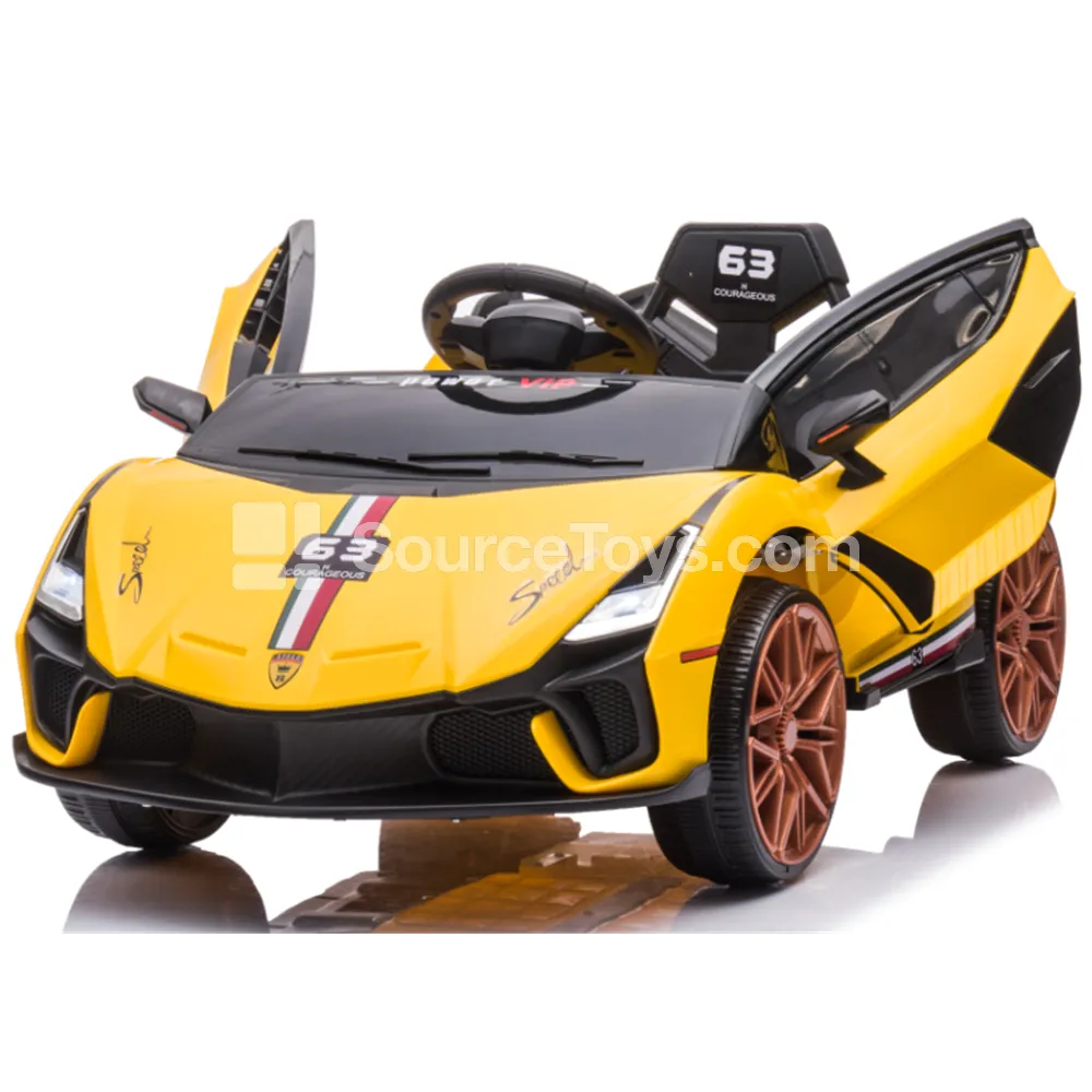 Electric Ride-On Luxury Sports Car with Scissor Doors