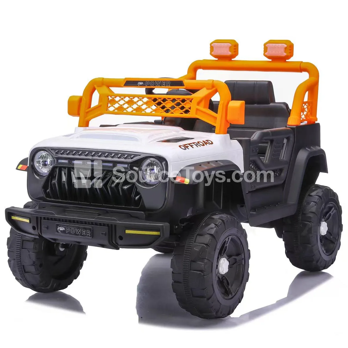 Electric Remote Control 2-Motor 4WD Off-Road Ride-On (Red, White, Gray) Electric Remote Control 2-Motor 4WD Off-Road Ride-On (Red, White, Gray)