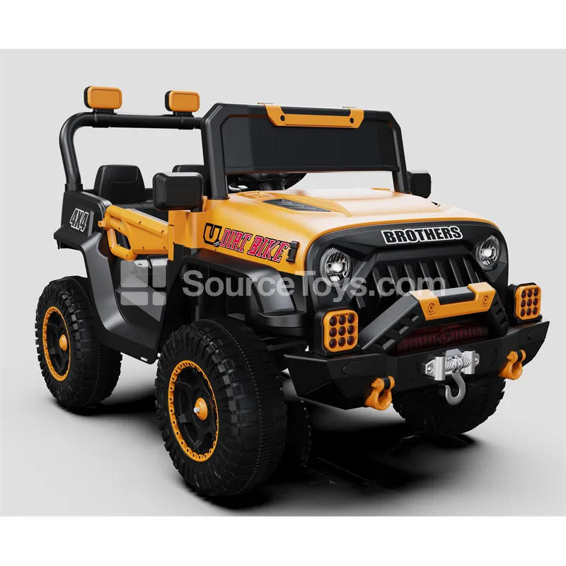 Electric Remote Control 4WD Off-road Convertible Ride-on (Red, White, Gray, Yellow)