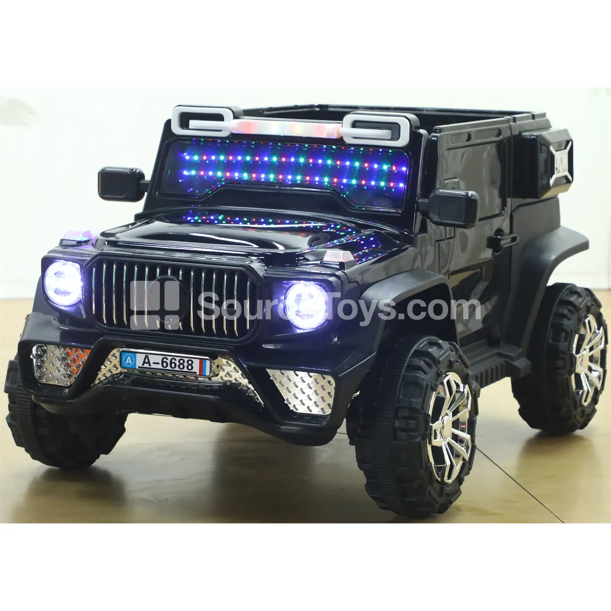 Electric Remote Control Double-Door Dual-Drive Off-Road Ride-On (Black, Red, Gray) Electric Remote Control Double-Door Dual-Drive Off-Road Ride-On (Black, Red, Gray)